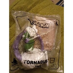 McDonalds 2018 Pokémon Tornadus Happy Meal Toy #6 with Dratini 9/12 Card NIP NEW